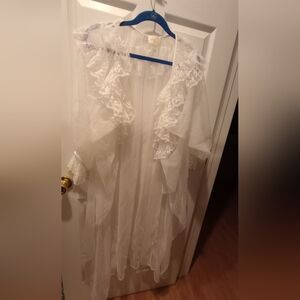 White Sheer Robe